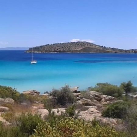 Havikee, Private Beach Villa! Ormos Panagias Buitenkant foto