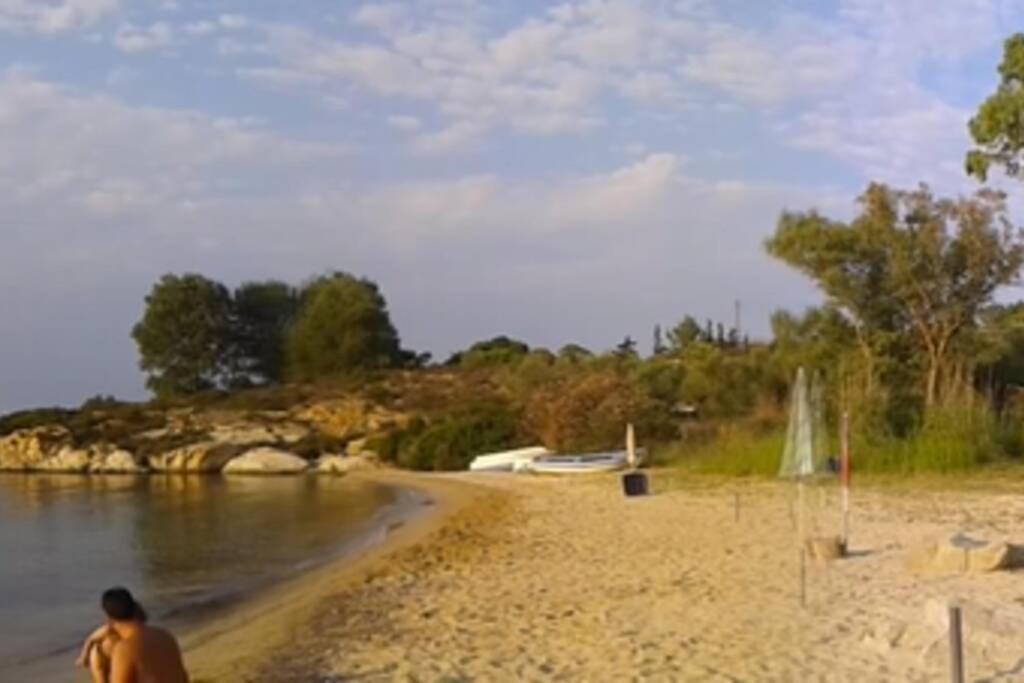 Havikee, Private Beach Villa! Ormos Panagias Buitenkant foto