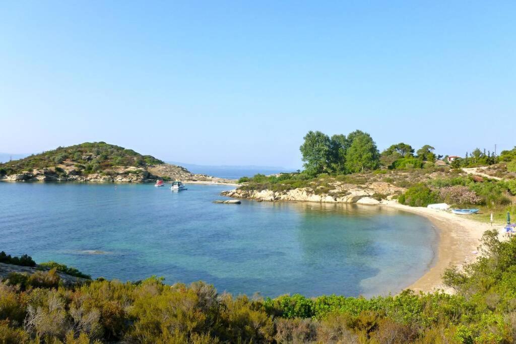 Havikee, Private Beach Villa! Ormos Panagias Buitenkant foto